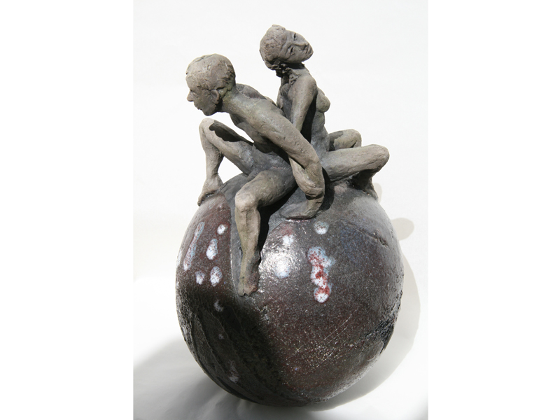  | JUST THE TWO OF US | H30 cm Raku ceramics 2009 