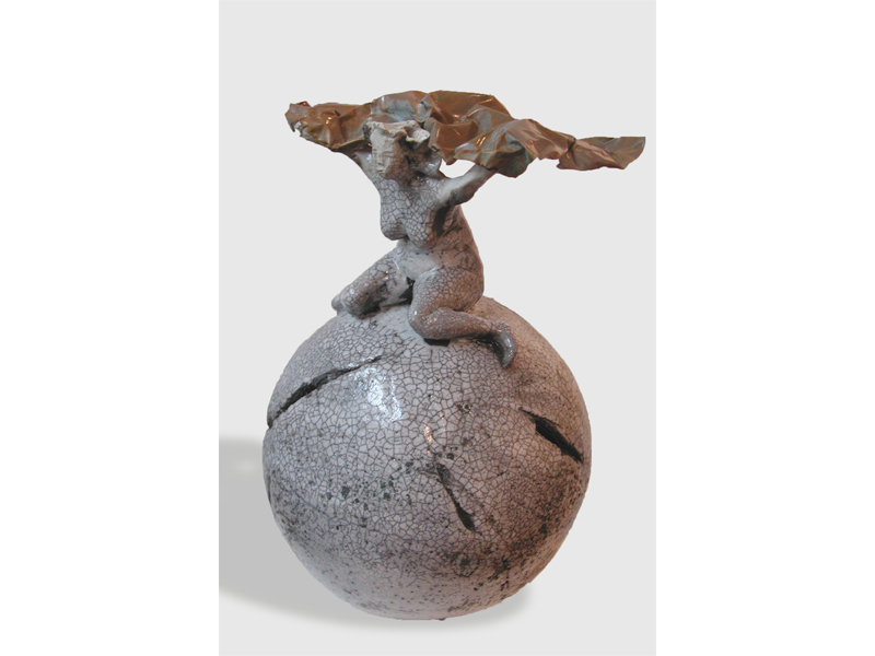  | ON THE TOP OF THE WORLD | Raku ceramics 2000 