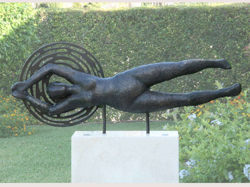  Garden sculpture bronze 