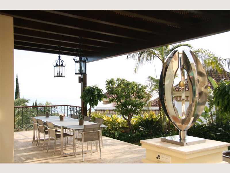  garden design sculpture steel  