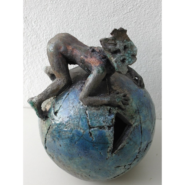 WALD GEIST|Raku-Ceramics|H: 30 cm