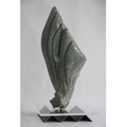 Regatta sculpture stone and steel