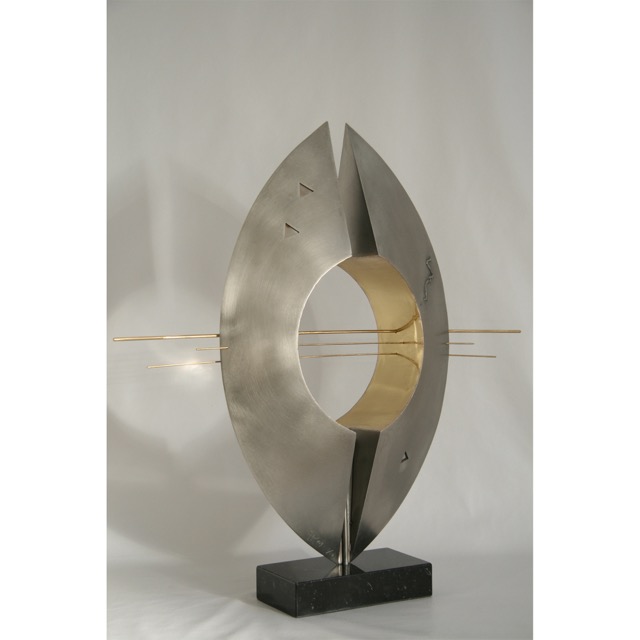 SOL Y LUNA|Stainless steel and brass|H: 58,5 cm|Edition 10