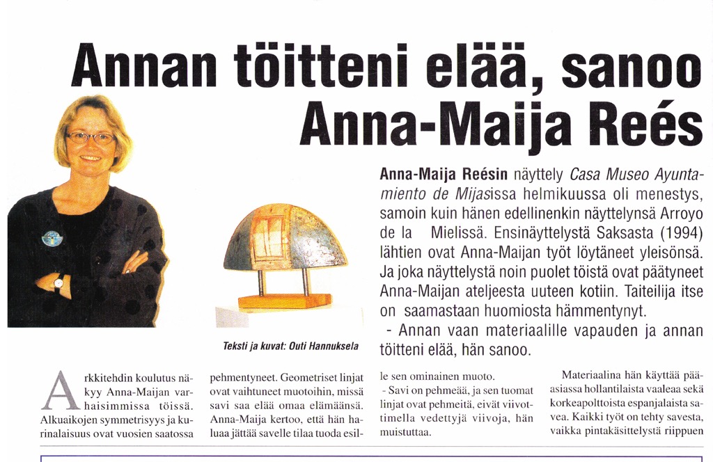 Olé-Lehti 1. | Outi Hannuksela